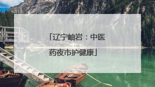 辽宁岫岩：中医药夜市护健康
