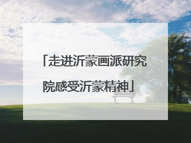 走进沂蒙画派研究院感受沂蒙精神