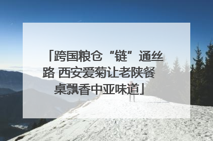 跨国粮仓“链”通丝路 西安爱菊让老陕餐桌飘香中亚味道