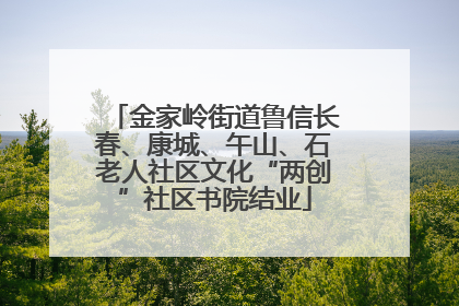金家岭街道鲁信长春、康城、午山、石老人社区文化“两创”社区书院结业