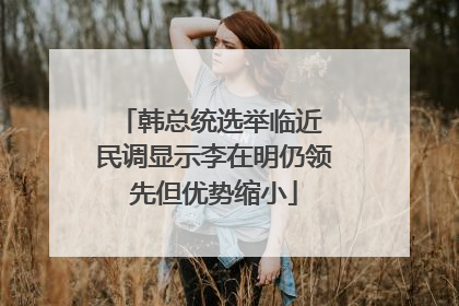 韩总统选举临近 民调显示李在明仍领先但优势缩小