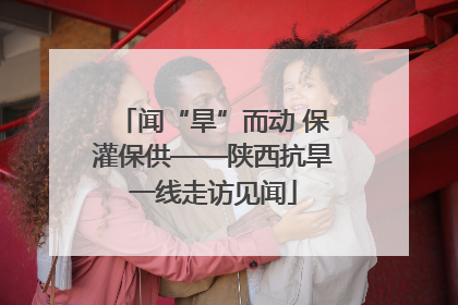 闻“旱”而动 保灌保供——陕西抗旱一线走访见闻