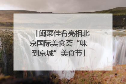 闽菜佳肴亮相北京国际美食荟“味到京城”美食节