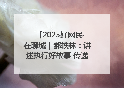 2025好网民·在聊城｜郝轶林：讲述执行好故事 传递司法正能量