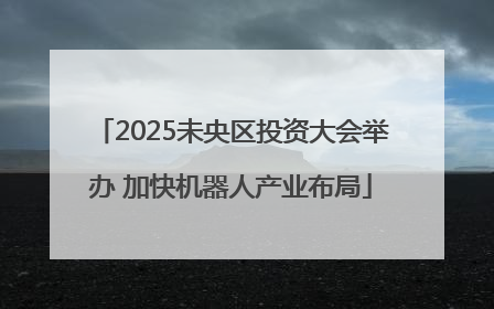 2025未央区投资大会举办 加快机器人产业布局