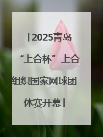 2025青岛“上合杯”上合组织国家网球团体赛开幕