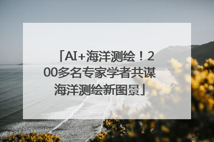 AI+海洋测绘！200多名专家学者共谋海洋测绘新图景