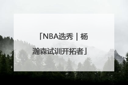 NBA选秀｜杨瀚森试训开拓者