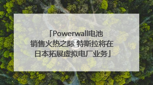 Powerwall电池销售火热之际 特斯拉将在日本拓展虚拟电厂业务